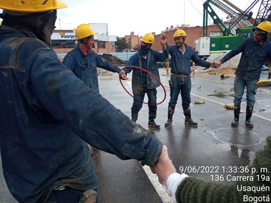 Trabajadores del proyecto HUB 136